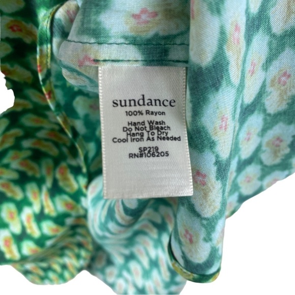 Sundance Floral Scoop Neck Tank Size Medium - Picture 7 of 12